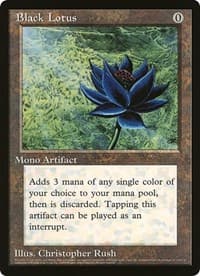 Black Lotus (Scrye Magazine) - Oversize Cards - Magic: The Gathering card
