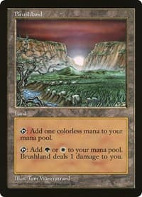Brushland (Arena League) - Oversize Cards - Magic: The Gathering card