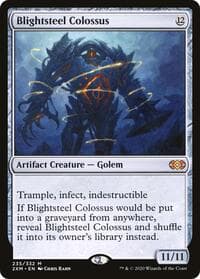 Blightsteel Colossus - Double Masters - Magic: The Gathering card