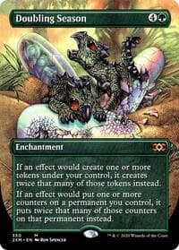 Doubling Season (Borderless) - Double Masters - Magic: The Gathering card