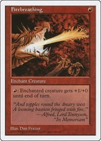 Firebreathing - Fifth Edition - Magic: The Gathering card