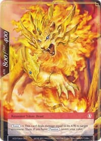 Fire Beast Token - Alice Origin III - Force of Will card