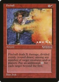 Fireball (Arena League) - Oversize Cards - Magic: The Gathering card