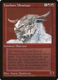 Hurloon Minotaur (Wizards of the Coast Caravan Tours) - Oversize Cards - Magic: The Gathering card