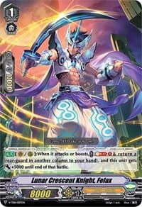 Lunar Crescent Knight, Felax - V-TD11: Altmile - Cardfight Vanguard card