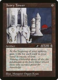 Ivory Tower (2nd Place) (Arena League) - Oversize Cards - Magic: The Gathering card