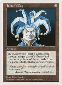 Jester's Cap (Arena League) - Oversize Cards - Magic: The Gathering card