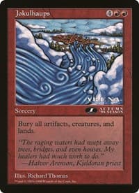Jokulhaups (1st Place) (Arena League) - Oversize Cards - Magic: The Gathering card