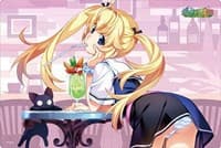 Bushiroad Rubber Mat Collection Vol.579: Grisaia no Kajitsu - Michiru Matsuhima & Meowmel - Bushiroad Playmats - Playmats card