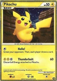 Pikachu (English) - Pikachu World Collection Promos - Pokemon card