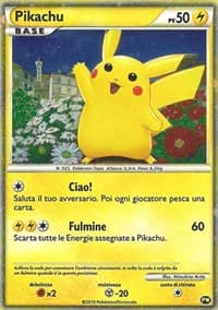 Pikachu (Italian) - Pikachu World Collection Promos - Pokemon card