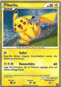 Pikachu (German) - Pikachu World Collection Promos - Pokemon card