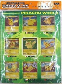Pikachu World Collection Promo Set (2010) (Green) - Pikachu World Collection Promos - Pokemon card