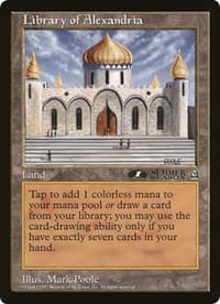 Library of Alexandria (1st Place) (Arena League) - Oversize Cards - Magic: The Gathering card
