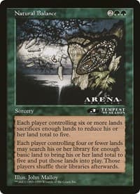 Natural Balance (3rd Place) (Arena League) - Oversize Cards - Magic: The Gathering card