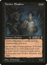 Nether Shadow (3rd Place) (Arena League) - Oversize Cards - Magic: The Gathering card
