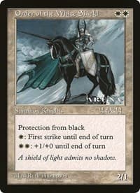 Order of the White Shield (Arena League) - Oversize Cards - Magic: The Gathering card