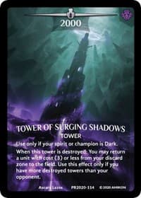 Tower of Surging Shadows (Full Art) - Argent Saga Promos - Argent Saga TCG card