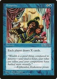 Prosperity (Arena League) - Oversize Cards - Magic: The Gathering card