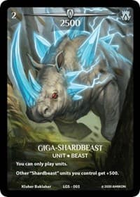 Giga-Shardbeast (Full Art) - Argent Saga Promos - Argent Saga TCG card