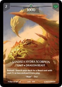 Sandsea Hydra Scorpion (Full Art) - Argent Saga Promos - Argent Saga TCG card
