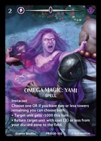 Omega Magic: Yami (Full Art) - Argent Saga Promos - Argent Saga TCG card