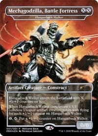 Mechagodzilla, Battle Fortress - Hangarback Walker (Welcome Back Promo) - Unique and Miscellaneous Promos - Magic: The Gathering card