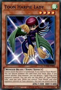 Toon Harpie Lady - Toon Chaos - YuGiOh card