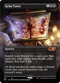 Grim Tutor (Alternate Art) - Core Set 2021 - Magic: The Gathering card