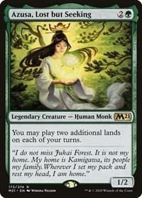 Azusa, Lost but Seeking - Core Set 2021 - Magic: The Gathering card