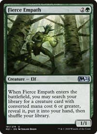 Fierce Empath - Core Set 2021 - Magic: The Gathering card