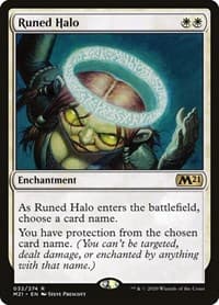 Runed Halo - Core Set 2021 - Magic: The Gathering card