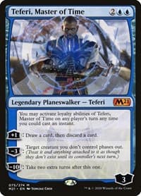 Teferi, Master of Time - Core Set 2021 - Magic: The Gathering card