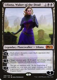Liliana, Waker of the Dead - Core Set 2021 - Magic: The Gathering card