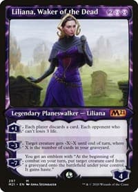 Liliana, Waker of the Dead (Showcase) - Core Set 2021 - Magic: The Gathering card