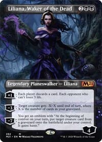 Liliana, Waker of the Dead (Borderless) - Core Set 2021 - Magic: The Gathering card