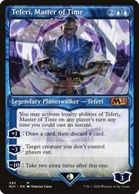 Teferi, Master of Time (Showcase) (292) - Core Set 2021 - Magic: The Gathering card