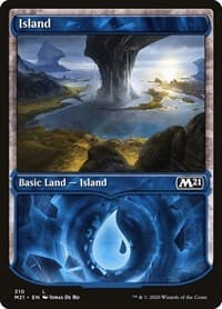 Island (Showcase) - Core Set 2021 - Magic: The Gathering card
