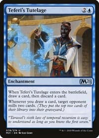 Teferi's Tutelage - Core Set 2021 - Magic: The Gathering card