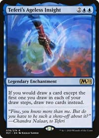 Teferi's Ageless Insight - Core Set 2021 - Magic: The Gathering card