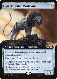 Sparkhunter Masticore (Extended Art) - Core Set 2021 - Magic: The Gathering card