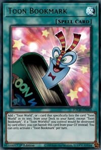 Toon Bookmark - Toon Chaos - YuGiOh card
