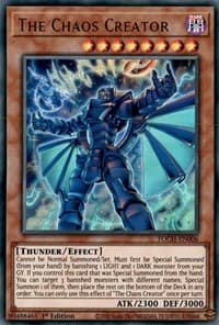 The Chaos Creator - Toon Chaos - YuGiOh card