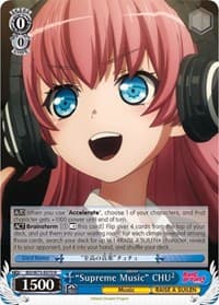 "Supreme Music" CHU² - BanG Dream! Vol.2 - Weiss Schwarz card