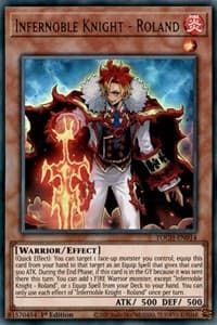 Infernoble Knight - Roland - Toon Chaos - YuGiOh card