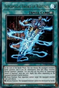Supermagic Sword of Raptinus - Toon Chaos - YuGiOh card