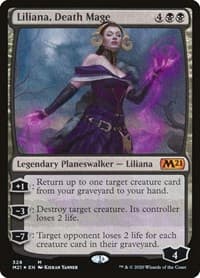 Liliana, Death Mage - Core Set 2021 - Magic: The Gathering card