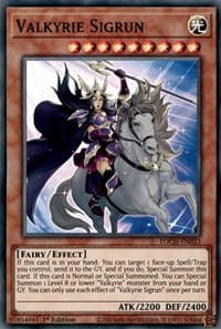 Valkyrie Sigrun - Toon Chaos - YuGiOh card