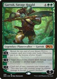 Garruk, Savage Herald - Core Set 2021 - Magic: The Gathering card