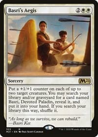 Basri's Aegis - Core Set 2021 - Magic: The Gathering card